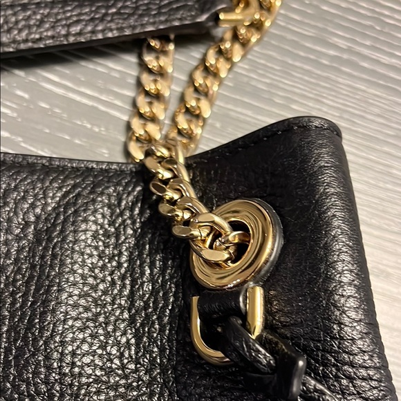 Michael Kors Black Pebbled Leather Shoulder Bag - Picture 10 of 11